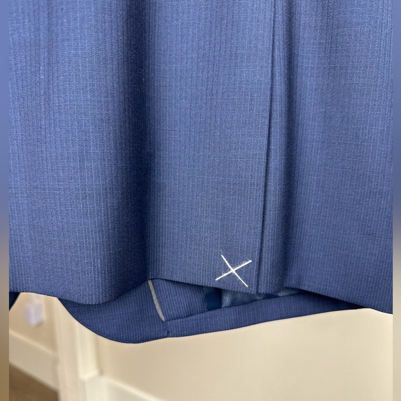 NWT Kenneth Cole Awearness Slim Fit Blazer, blue, size 42L / 36W - Picture 2 of 4